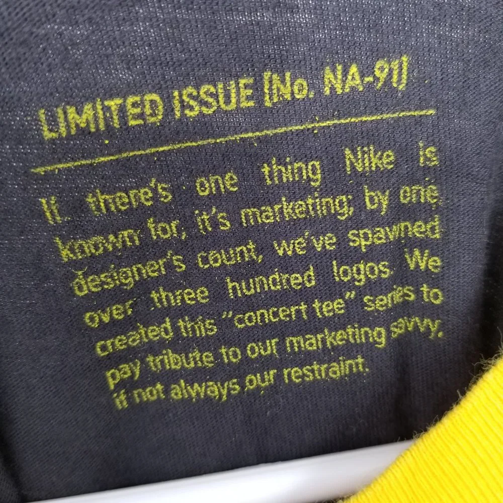 Nike Sportswear BRS Concert Limited Edition 3/4‎ Sleeve Shirt Size XL